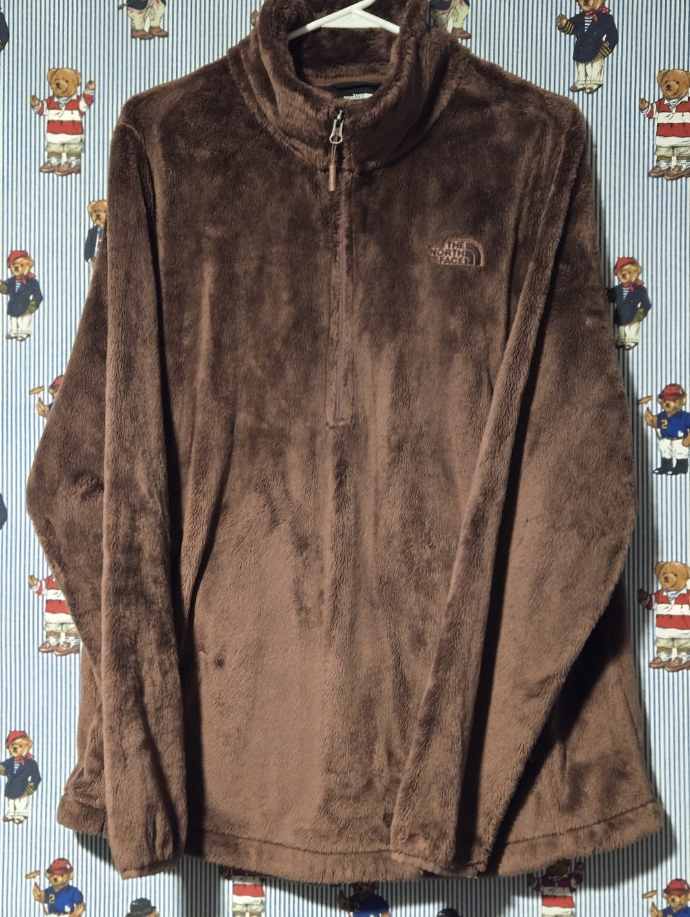 The North Face Women's Osito 1/4 Zip Pullover Soft Fleece Jacket Womens XXL